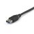 USB A to USB C Cable Startech USB31AC1M Black