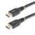 Startech DisplayPort-Kabel DP14A-7M-DP-CABLE Svart 7, 7 m Gull