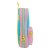 Backpack Pencil Case Benetton Color Block Yellow Pink Turquoise (33 Pieces)
