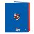 Ring binder Super Mario Red Blue A4 (26.5 x 33 x 4 cm)