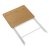 Folding Table Versa Candied Chestnut Metal MDF Wood (37,5 x 65,5 x 47,5 cm)