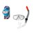 Snorkel Goggles and Tube Pink (25 x 43 x 6 cm)