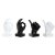 Decorative Figure DKD Home Decor White Black Multicolour Hand 14 x 9 x 21 cm (4 Units)