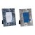 Photo frame DKD Home Decor 8424001715077 Velvet Blue Polyester Navy Blue Sailor MDF Wood (10 x 2 x 15 cm) (2 Units)