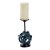 Candleholder DKD Home Decor 8424001723041 Crystal Blue Metal 13 x 13 x 25 cm