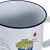 Mug DKD Home Decor White Metal (500 ml) (3 pcs)