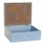 Decorative box DKD Home Decor Metal MDF Wood (2 pcs) (24 x 19 x 8.5 cm)
