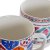 Mug DKD Home Decor Ethnic White Porcelain (380 ml) (2 pcs)