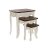 Set of 3 tables DKD Home Decor White Brown 60 x 40 x 66 cm