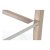 Stool DKD Home Decor Grey Linen Rubber wood (48 x 53 x 104 cm)