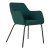 Chair DKD Home Decor Metal Polyester (59.5 x 60.5 x 78 cm)