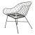 Chair DKD Home Decor Metal (66 x 65 x 65 cm)