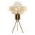 Desk Lamp DKD Home Decor Amber Metal Crystal 240 V Golden 50 W