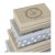 Set of decorative boxes DKD Home Decor Cardboard (6 pcs)