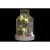 Desk lamp DKD Home Decor Crystal Grey Buddha Polyethylene White Green Resin (11 x 11 x 16 cm) (2 pcs)