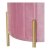 Footrest DKD Home Decor 8424001829828 44 x 44 x 46 cm Pink Golden Metal Velvet