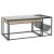 Centre Table DKD Home Decor Black Multicolour Natural Wood Metal Bamboo Crystal 110 x 60 x 45 cm