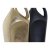 Vase DKD Home Decor With handles 14 x 8 x 34 cm Black Golden Aluminium Modern (2 Units) 14 x 8 x 34 cm (2 pcs)