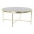 Side table DKD Home Decor Crystal Steel (82 x 82 x 40 cm)
