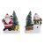 Christmas bauble DKD Home Decor Stoneware Father Christmas (2 pcs) (9.5 x 6 x 11.5 cm)