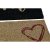 Doormat DKD Home Decor Brown Black PVC Coconut Heart (2 pcs) (60 x 40 x 1.5 cm)