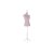 Mannequin DKD Home Decor Pink Wood Polyester (37 x 23 x 168 cm)