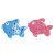 DKD Home Decor Badeteppe DKD Home Decor 13 x 1 x 10,5 cm Blå rosa Barne PVC Fisk (2 enheter)