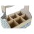 DKD Home Decor Flaskestativ DKD Home Decor 27 x 16,5 x 25 cm Blå Turkis Tre MDF (2 enheter)