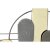 DKD Home Decor Veggpryd DKD Home Decor Grå Gyllen Metall PVC Moderne (130 x 5 x 80,6 cm)