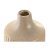 Vase DKD Home Decor Beige White Stoneware (11 x 11 x 24.5 cm)