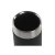 DKD Home Decor Tannbørste-holder Svart Sølv Harpiks Rustfritt stål 7 x 10, 5 cm (12 enheter)