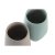 DKD Home Decor Tannbørste-holder DKD Home Decor Grønn beige Dolomite 8 x 8 x 11 cm (2 enheter)
