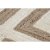 Carpet DKD Home Decor Scandi White Light brown Jute (200 x 200 x 1 cm)