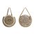 Håndveske for Kvinner DKD Home Decor Svart Beige Naturell 36 x 12 x 36 cm (2 enheter)