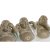 Home ESPRIT Dekorativ Figur Home ESPRIT Hvit Grønn Buddha Orientalsk 10 x 9 x 10,5 cm (3 enheter)
