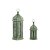 Home ESPRIT Lykter Grønn Metall Orientalsk 23 x 57 cm (2 Deler)
