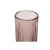 Home ESPRIT Koppesett rosa Krystall 6 x 18, 4 cm (6 enheter) Glass