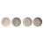 Home ESPRIT Platesett Brun beige Porselen 20 x 4 cm
