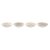 Home ESPRIT Platesett Brun beige Porselen 20 x 4 cm