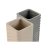 Home ESPRIT Tannbørste-holder Grå Krem Bambus Dolomite 7 x 12 cm (2 enheter)