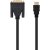 NANOCABLE HDMI til DVI-Kabel 10. 15. 0503 3 m Svart Gull Polyester