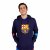 Herren Sweater mit Kapuze F.C. Barcelona Marineblau
