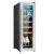 Cecotec Vinotéka GrandSommelier 1250 12 flasker LED svart glass trehyller touch display