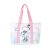 Beach Bag Minnie Mouse Pink Green (47 x 33 x 15 cm)