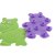DKD Home Decor Badeteppe DKD Home Decor 10 x 1 x 13 cm Syrin Grønn Barne PVC (2 enheter)