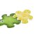 DKD Home Decor Badeteppe DKD Home Decor 11,5 x 1 x 10 cm Grønn Gul Barne Tortoyse PVC 10 cm (2 enheter)
