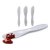 Kinvara Knivsett Kinvara Hvit Plast 18 x 10 x 1 cm 18 x 3,5 x 1 cm 3 Deler (12 enheter)
