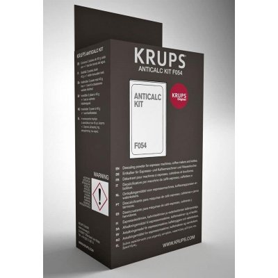 Krups Kalkfjerner for Kaffemaskin F05400 Hvit Plast