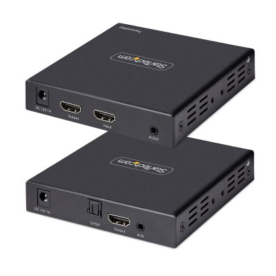 Startech HDMI svitsj 4K70IC-EXTEND-HDMI Svart Metall