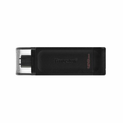 Kingston USB-Penn DT70/128GB Svart 128 GB